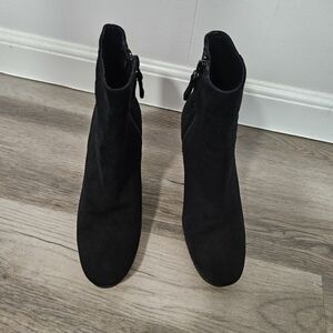 Carolina Herrera Black Suede Booties